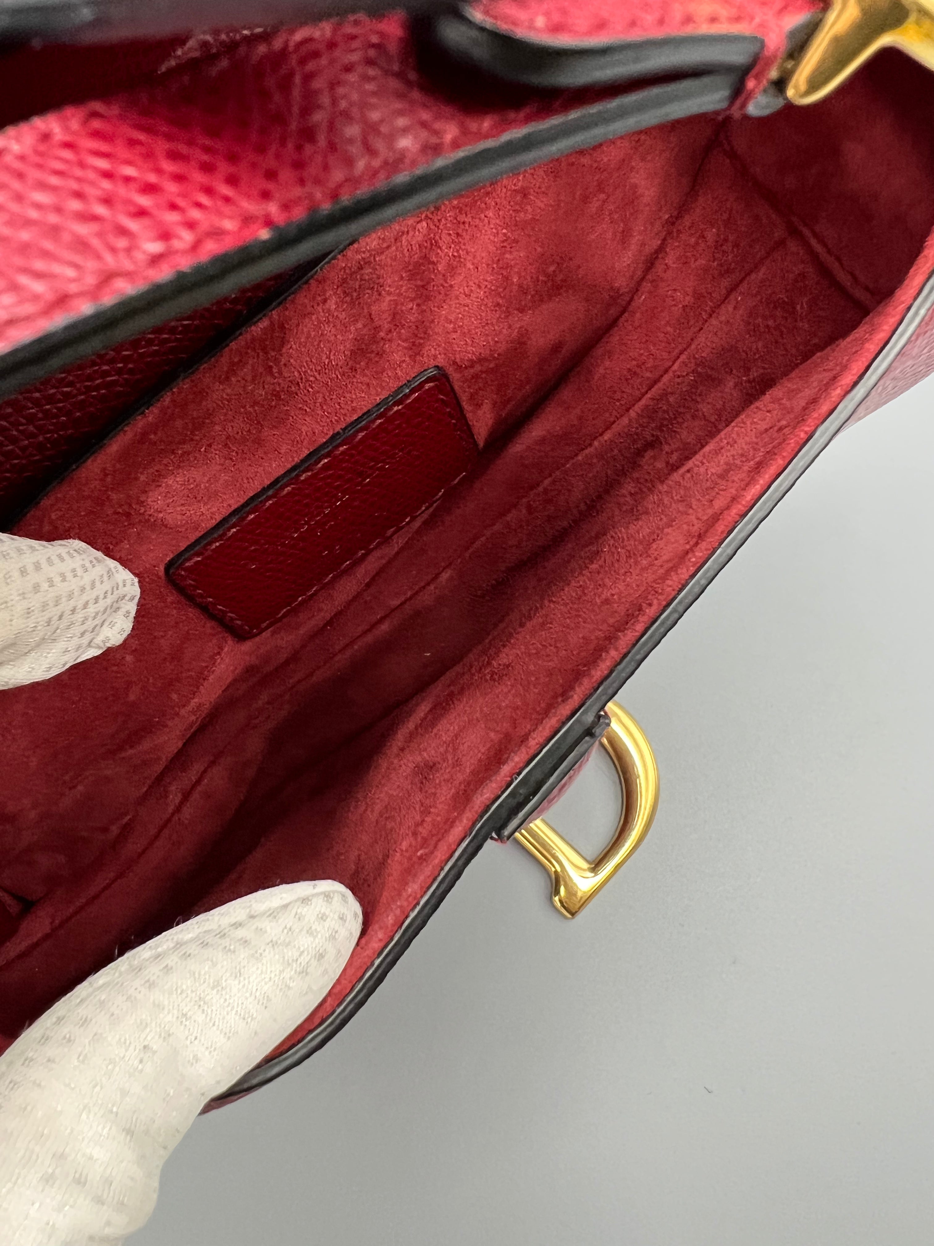 Pre-owned Dior Mini Saddle Bag