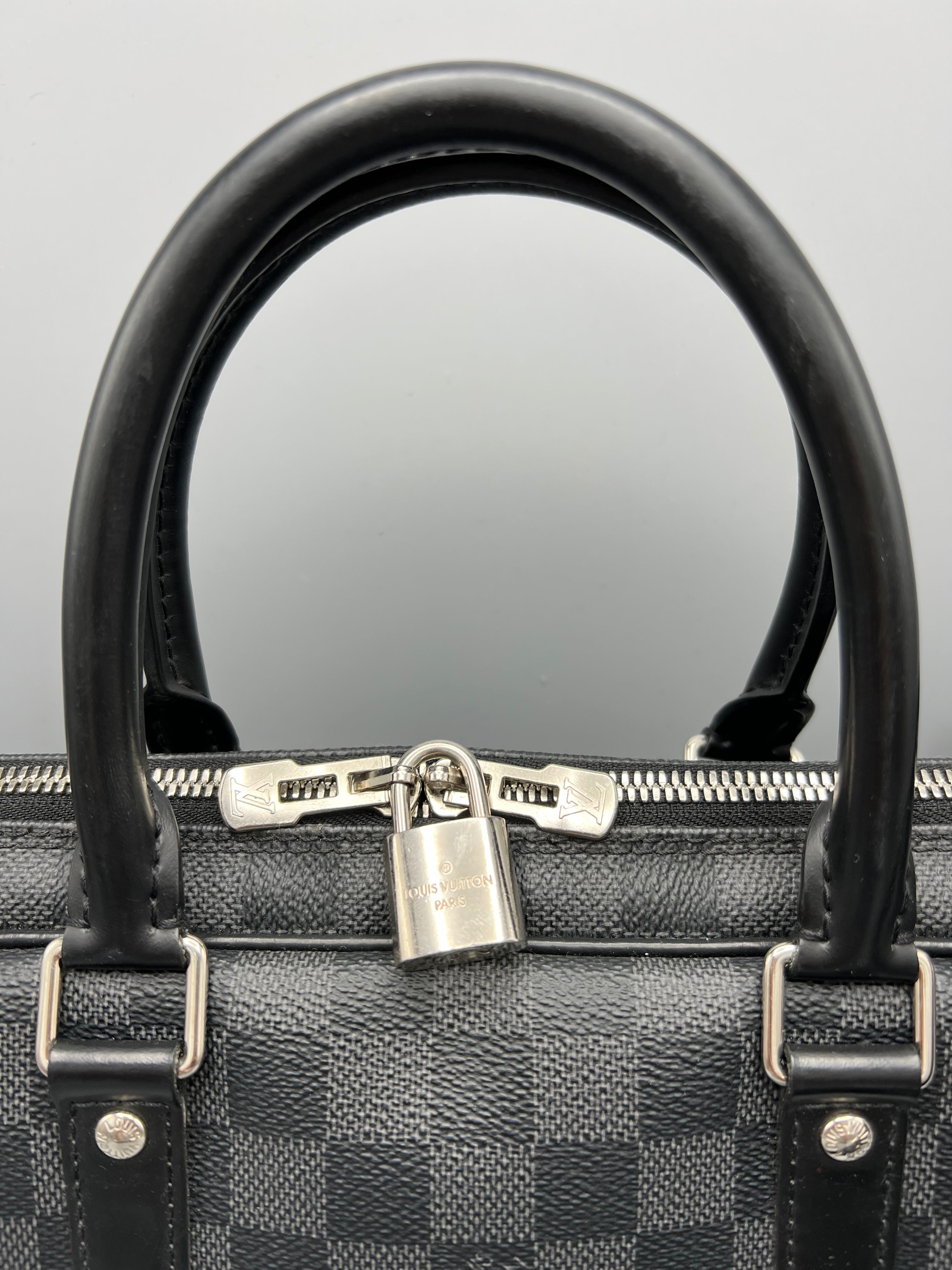 Louis Vuitton Damier Graphite Porte-Documents Voyage PM Briefcase Bag