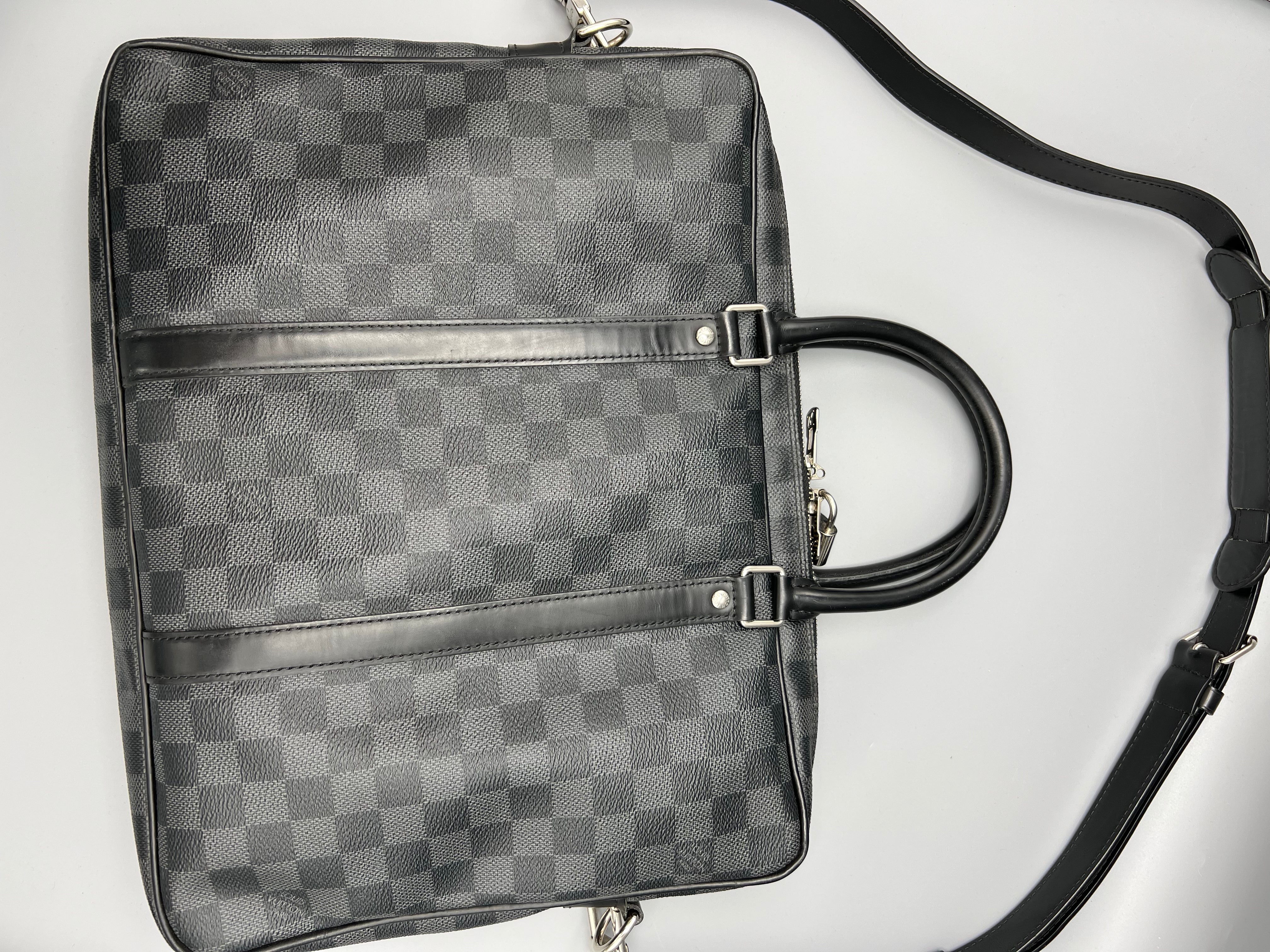 Louis Vuitton Damier Graphite Porte-Documents Voyage PM Briefcase Bag