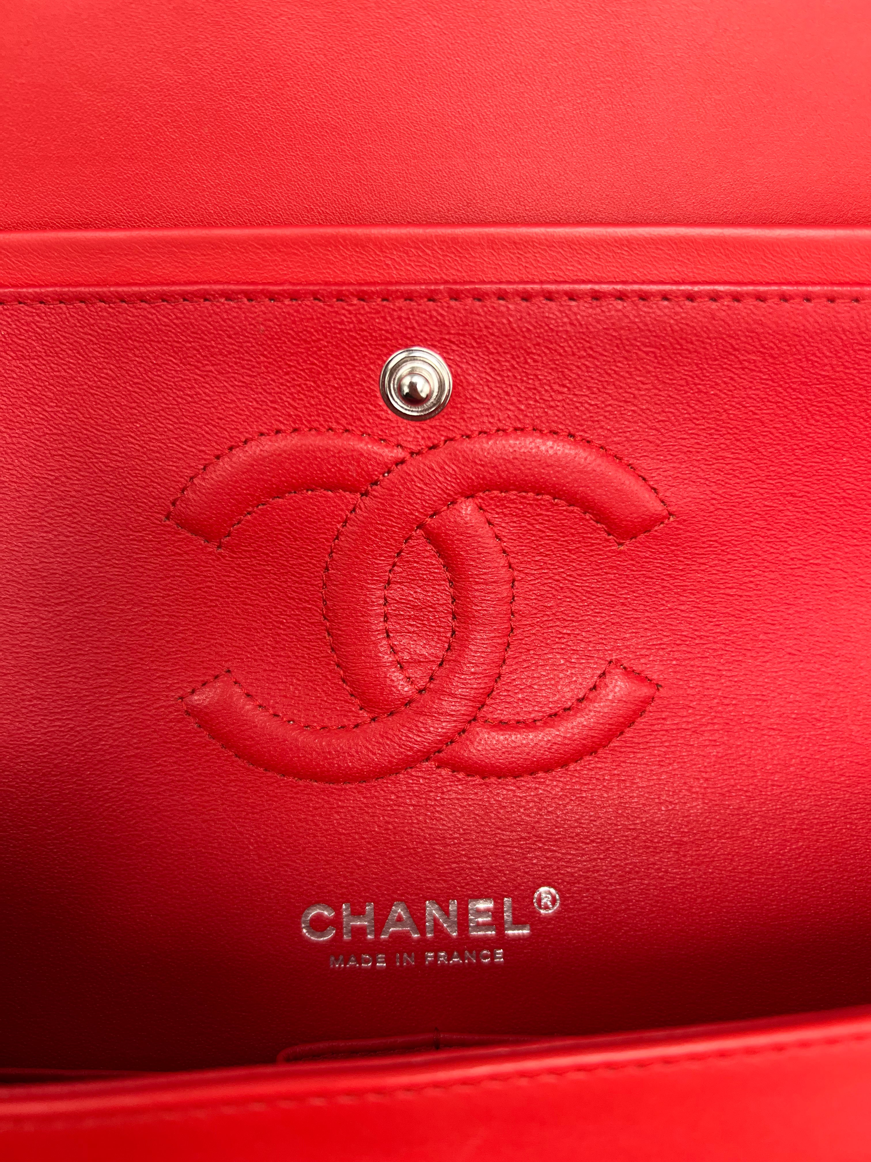 Chanel Medium Patent Classic Double Flap