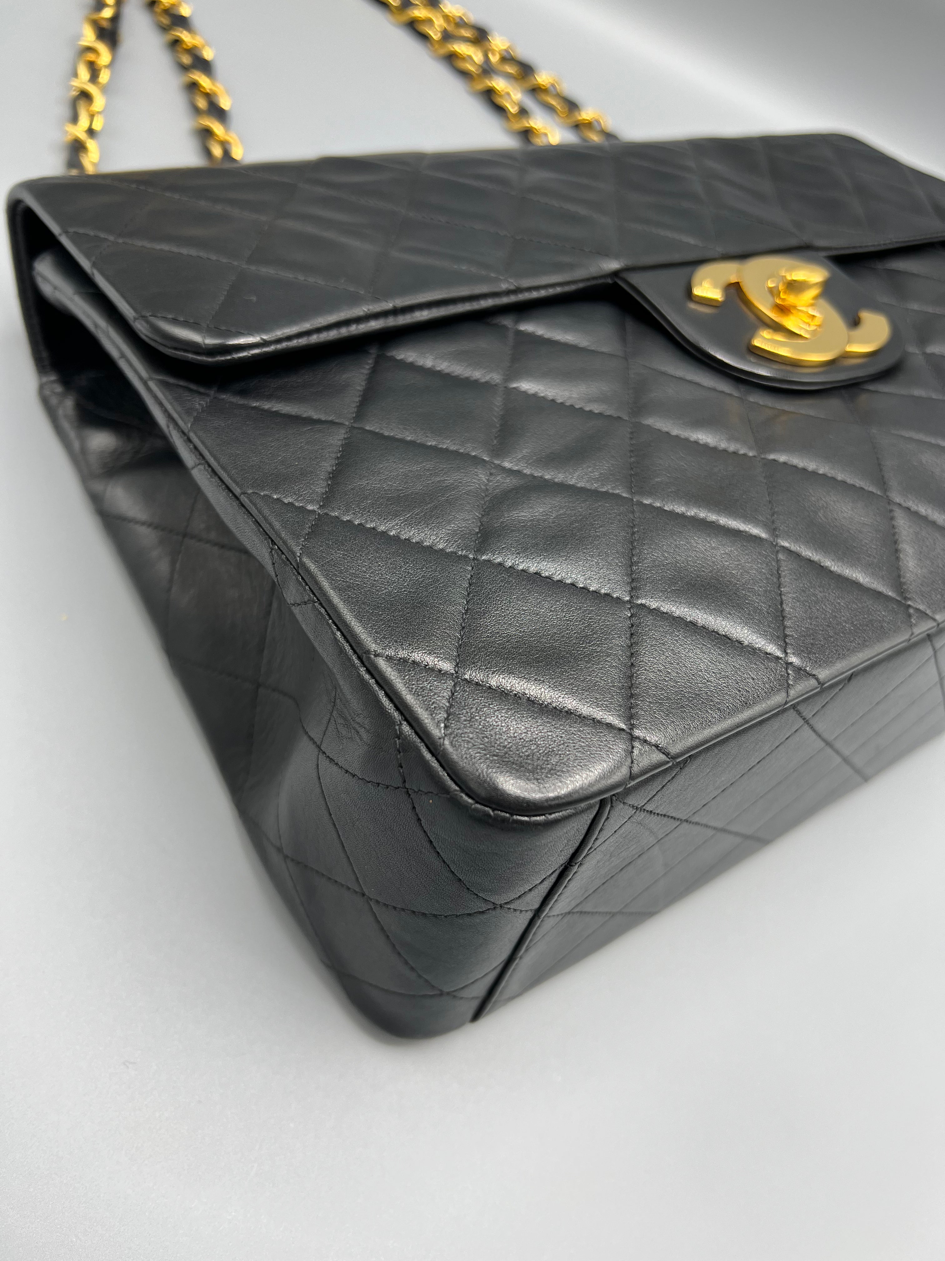 Pre-loved Chanel Vintage Black Jumbo XL