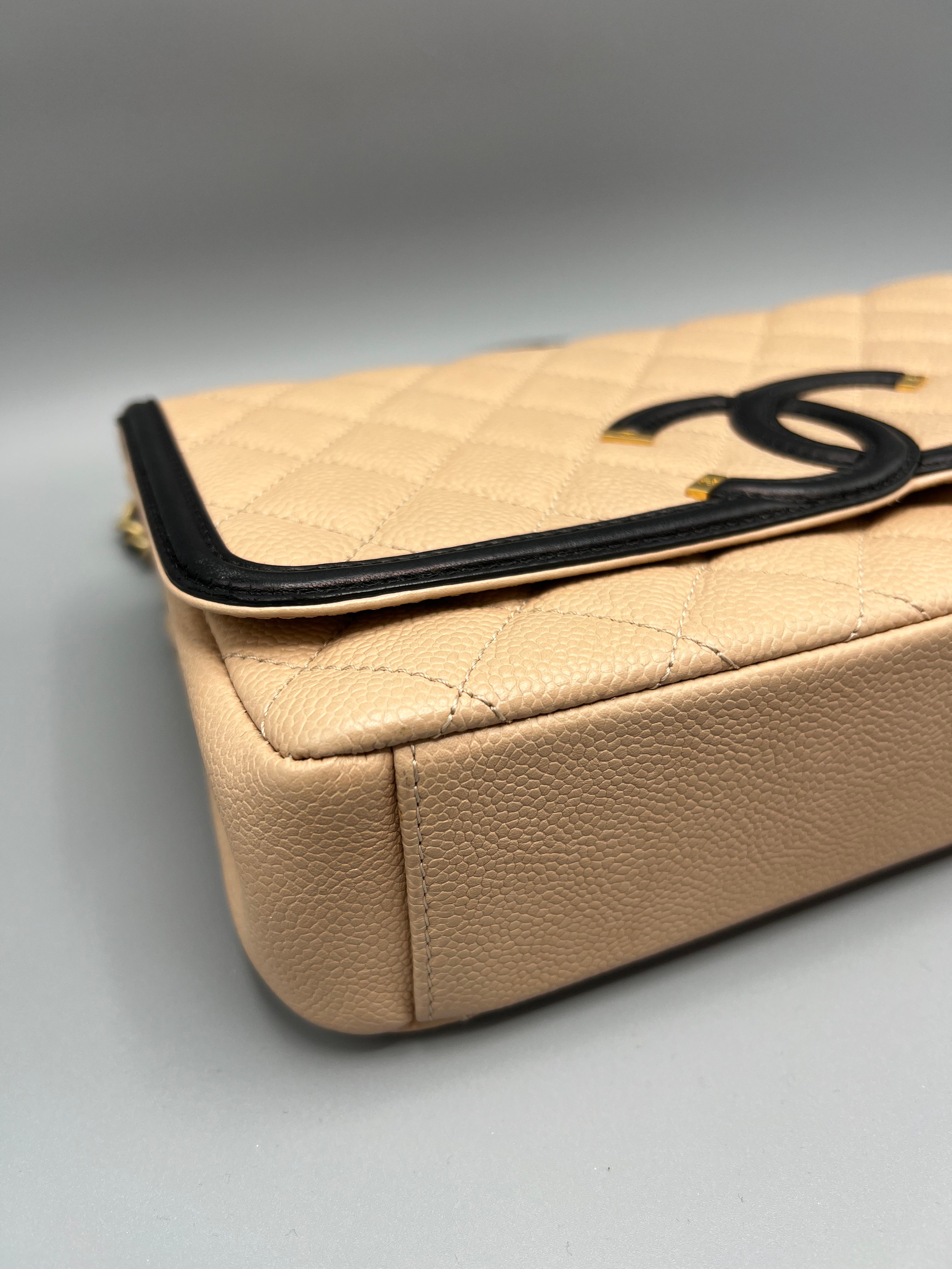 Chanel CC Filigree Medium Flap Bag