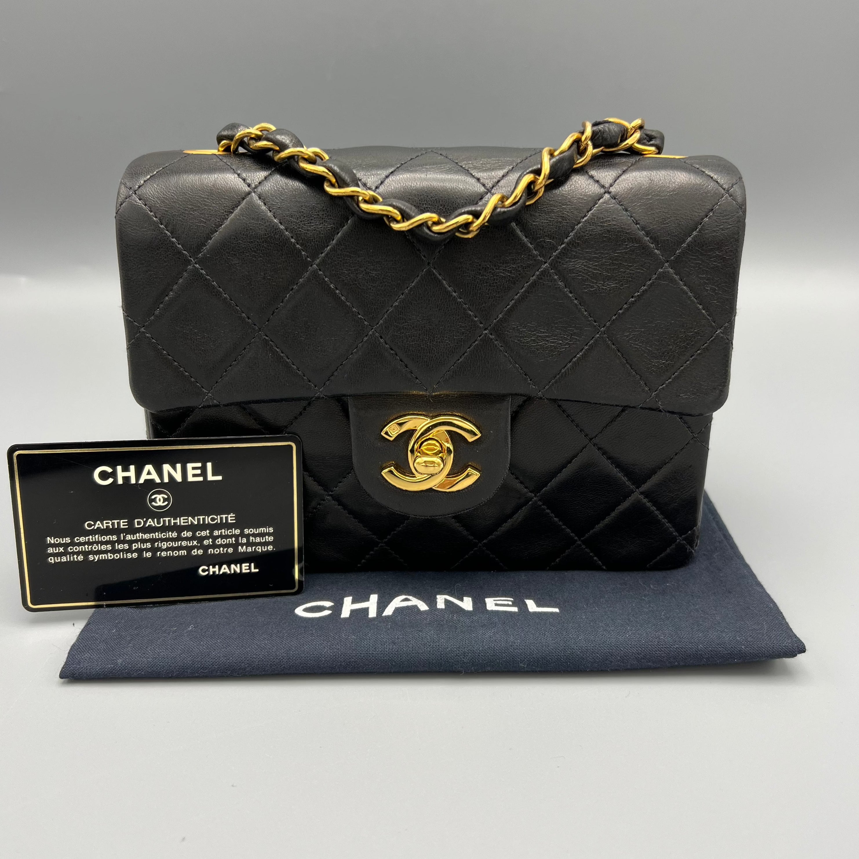 Pre-loved Chanel Vintage Square Mini Flap Bag