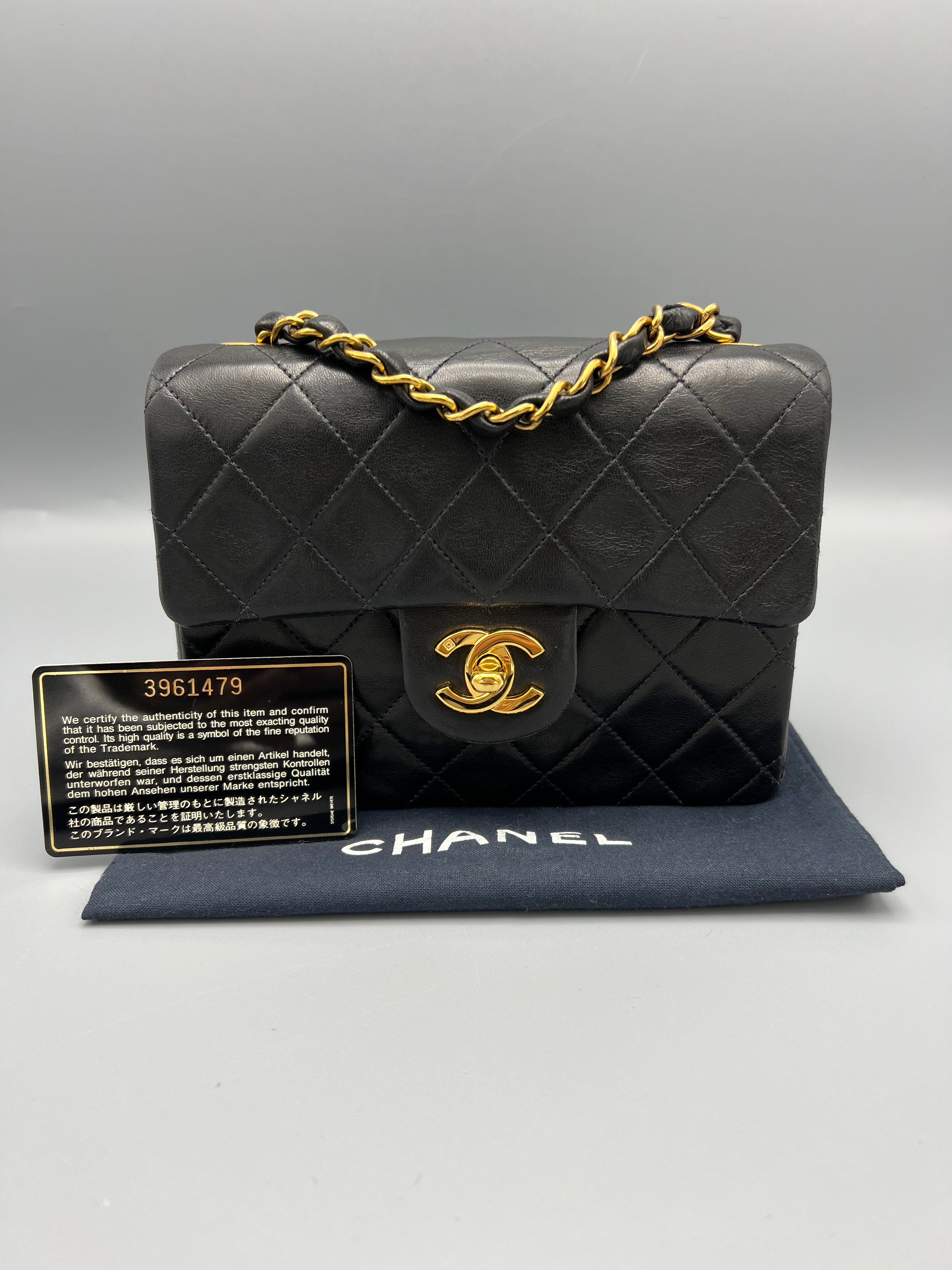 Pre-loved Chanel Vintage Square Mini Flap Bag
