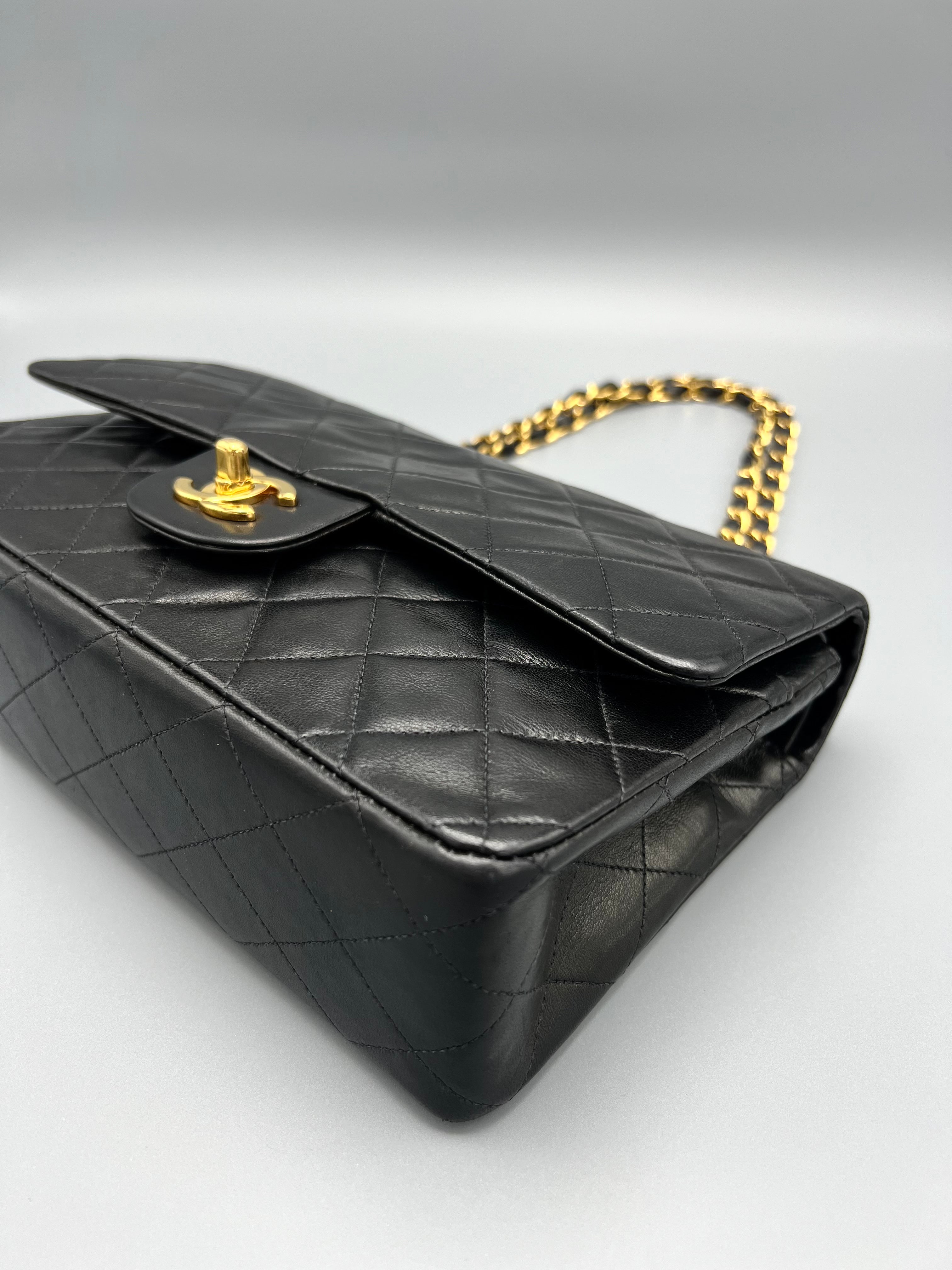 Pre-loved Chanel Black Medium Classic Flap Bag