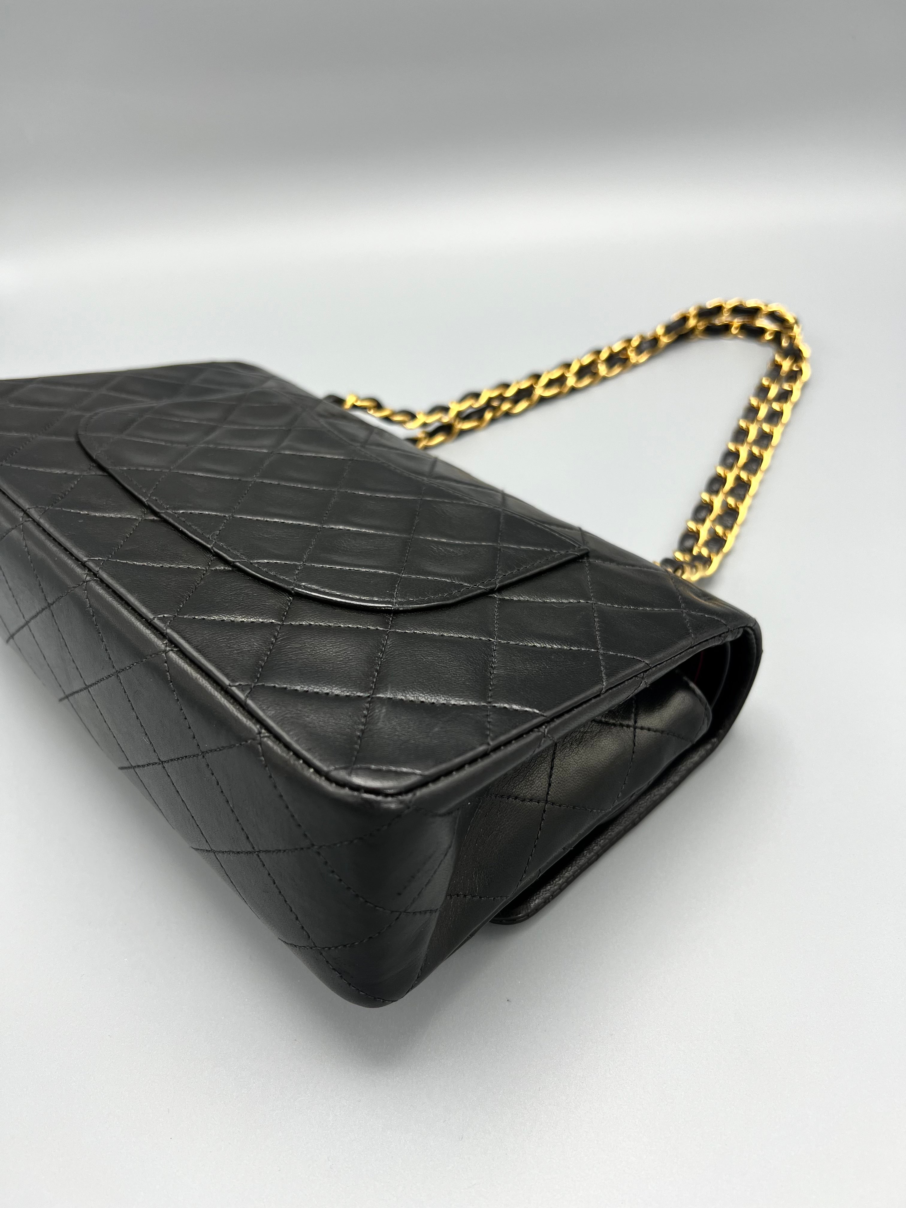 Pre-loved Chanel Black Medium Classic Flap Bag